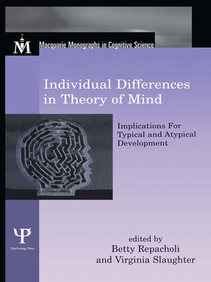 cover image of Individual Differences in Theory of Mind